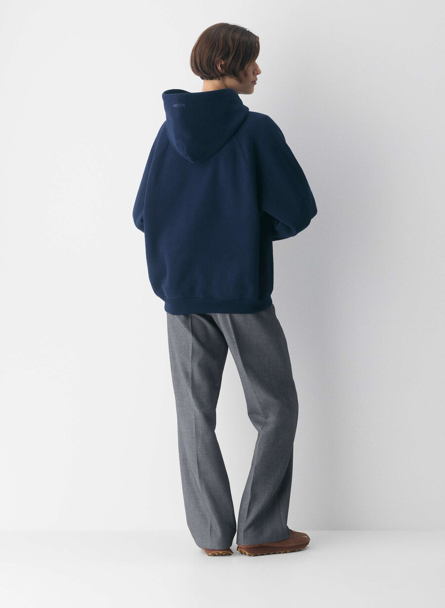 hanorac confortabil din fleece mega raglan admiral