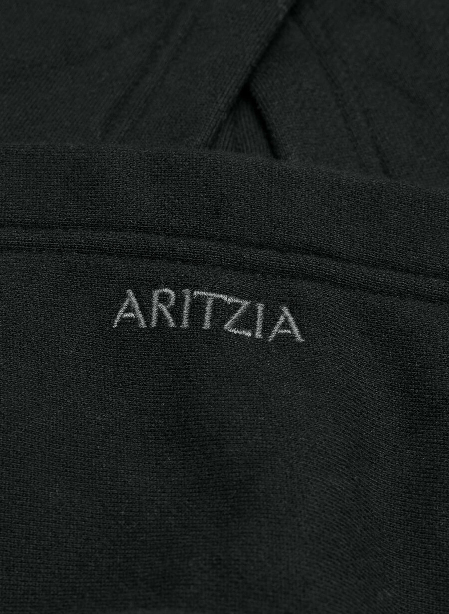 hanorac confortabil din fleece mega raglan negru