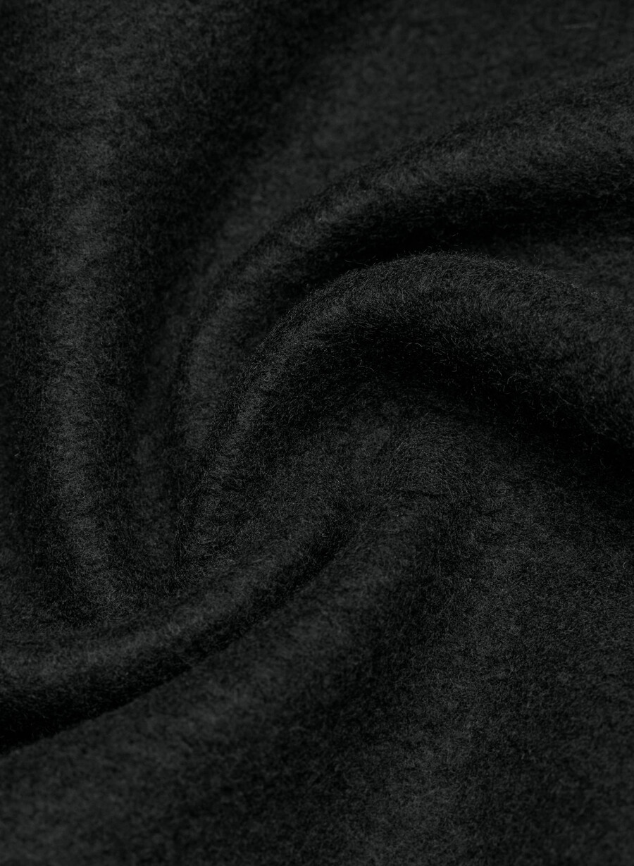 hanorac confortabil din fleece mega raglan negru