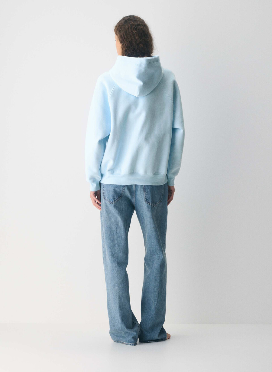 hanorac confortabil din fleece mega raglan villa blue