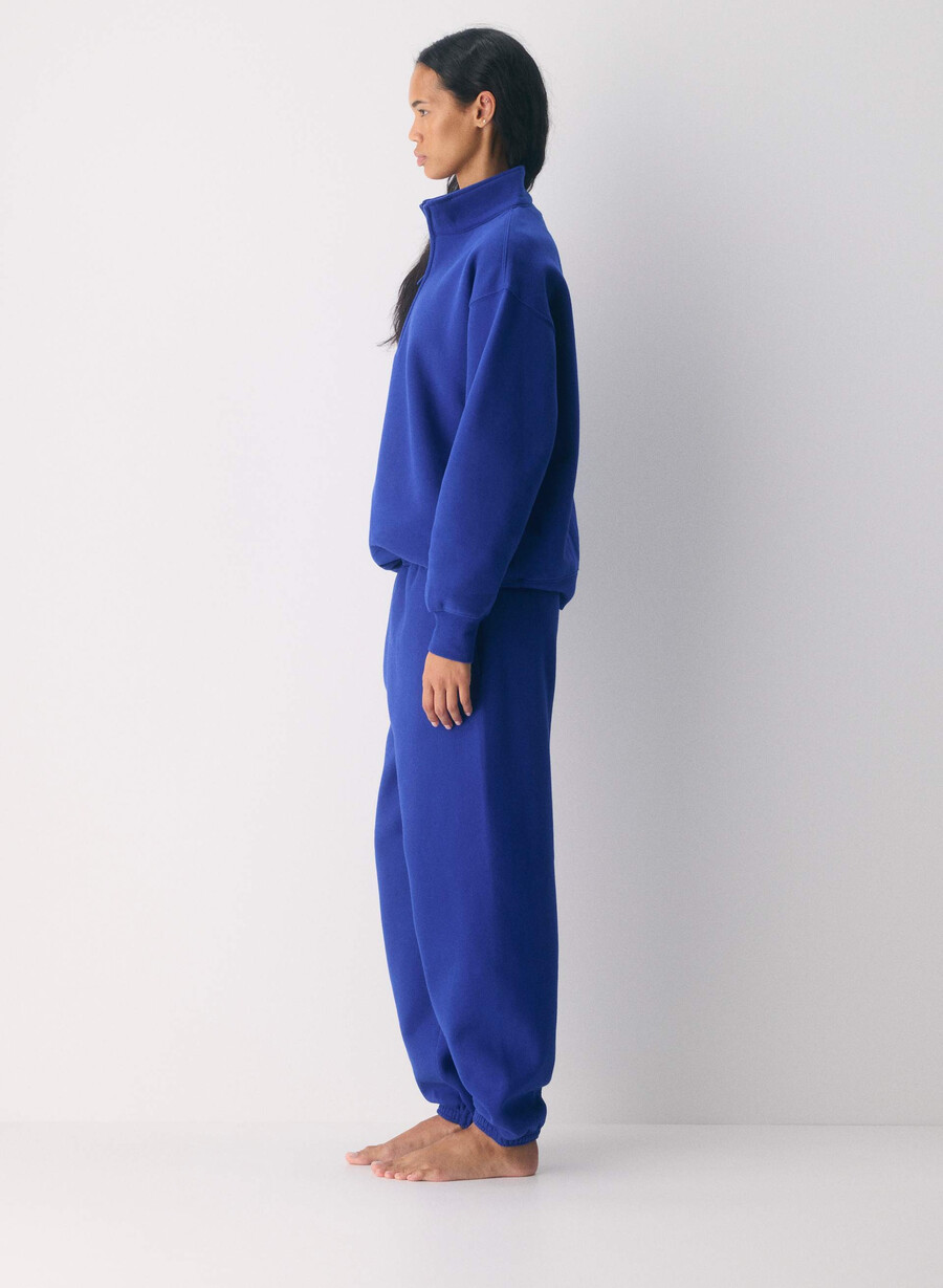 jachetă confortabilă din fleece cu fermoar 12 boyfriend ablaze blue