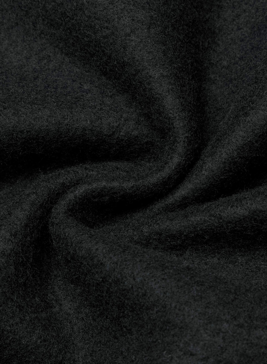 hanorac confortabil cu fermoar perfect din fleece negru