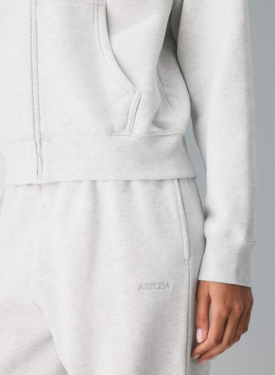 hanorac confortabil cu fermoar perfect din fleece alb-negru