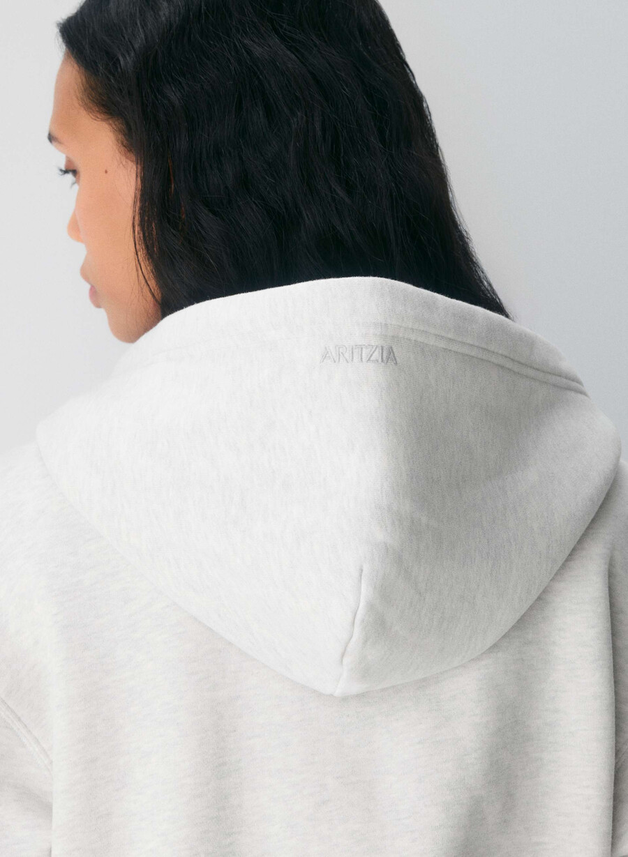 hanorac confortabil cu fermoar perfect din fleece alb-negru
