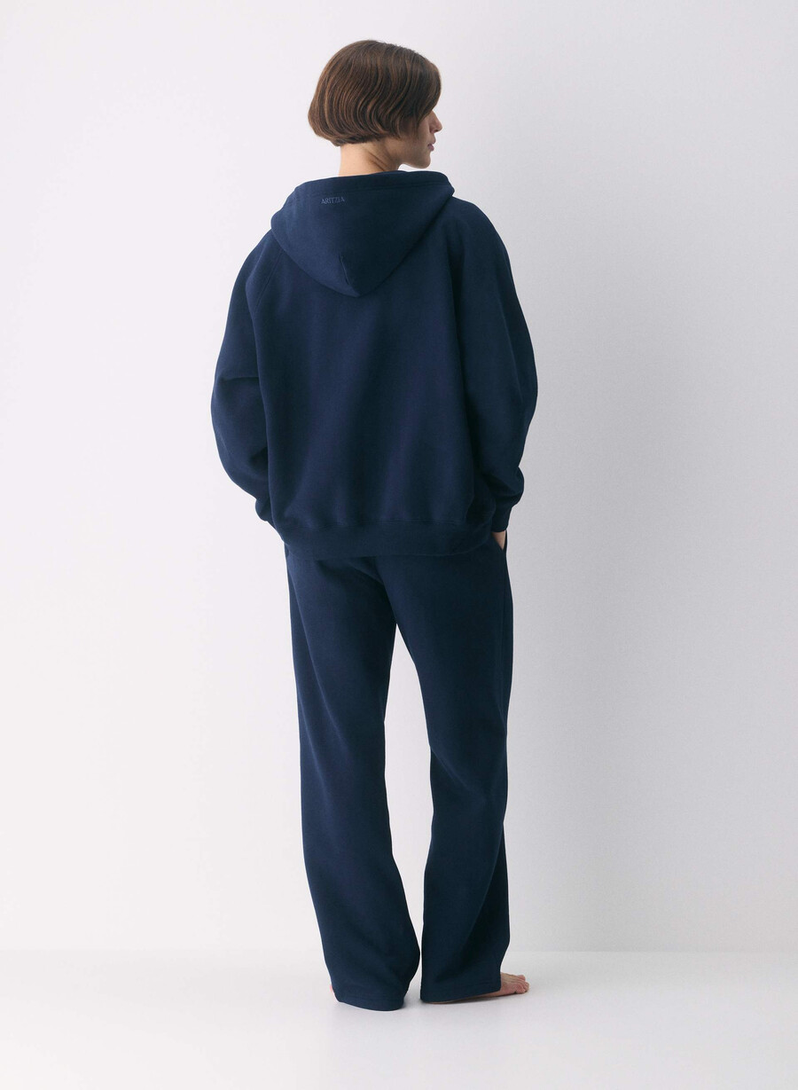 pantaloni de trening confortabili din fleece mega straight admiral