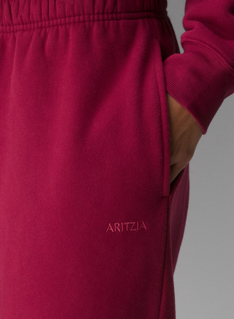 pantaloni de trening cozy sweatfleece mega straight juicy rose