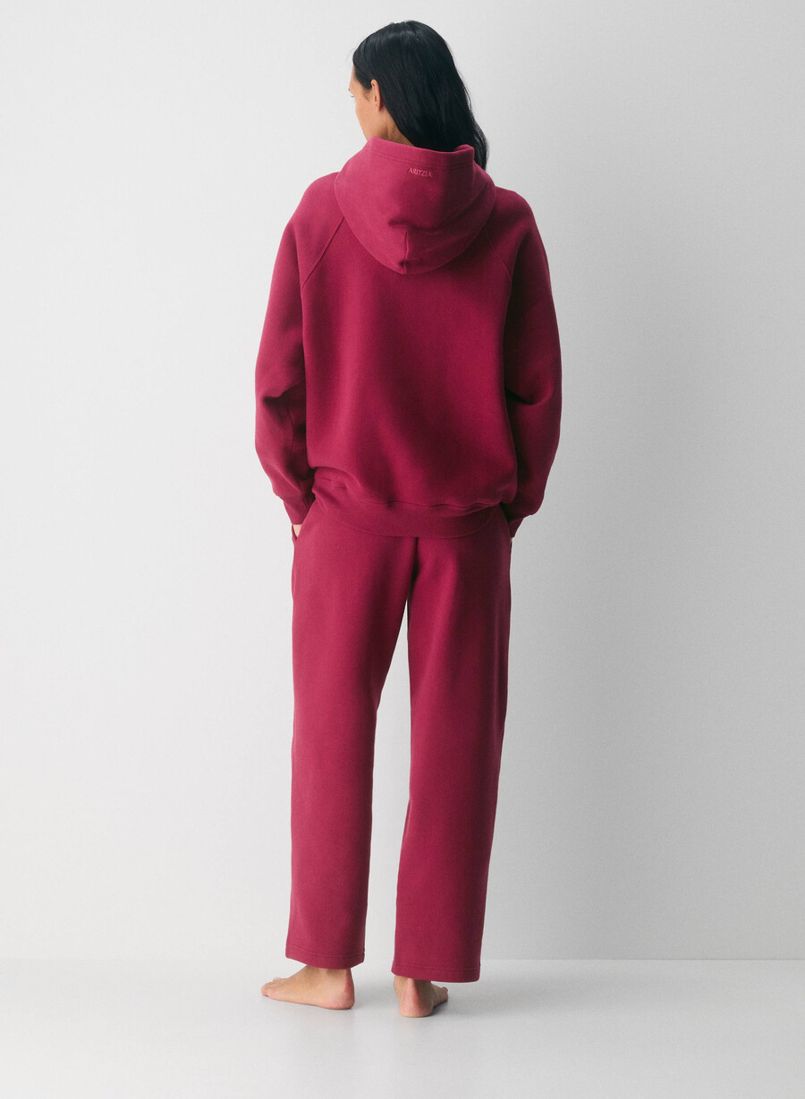 pantaloni de trening cozy sweatfleece mega straight juicy rose