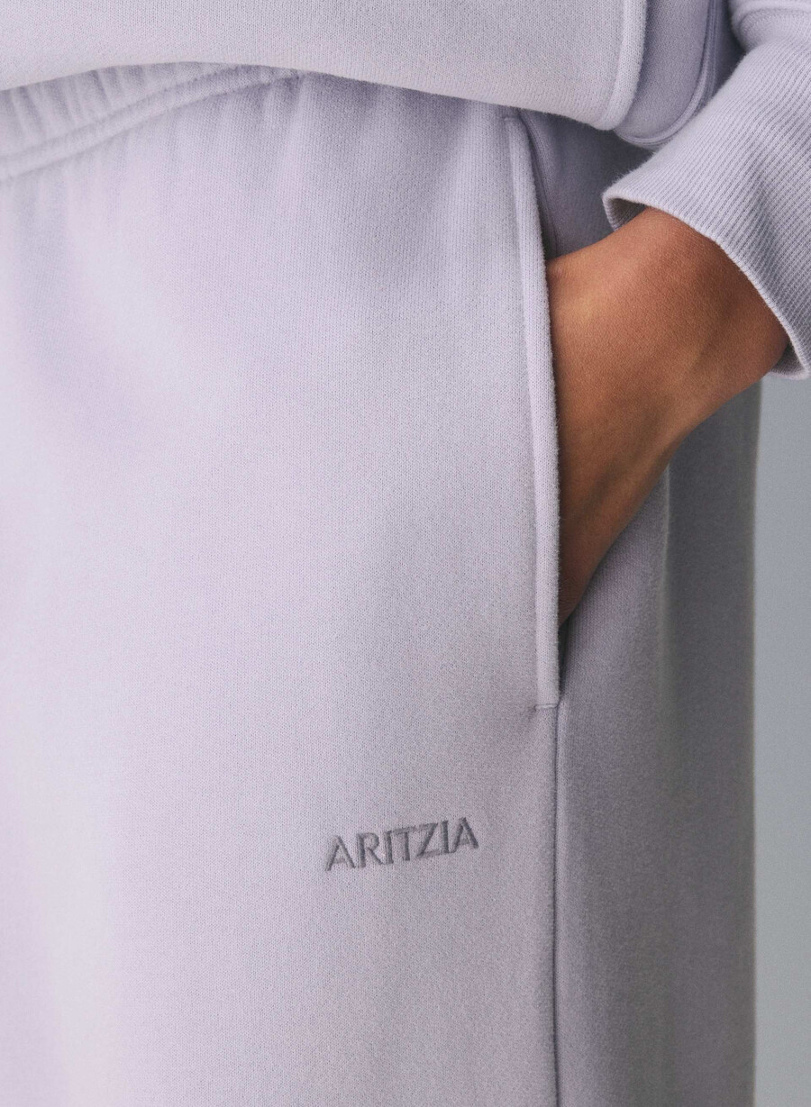 pantaloni de trening cozy sweatfleece mega straight wildflower lilac
