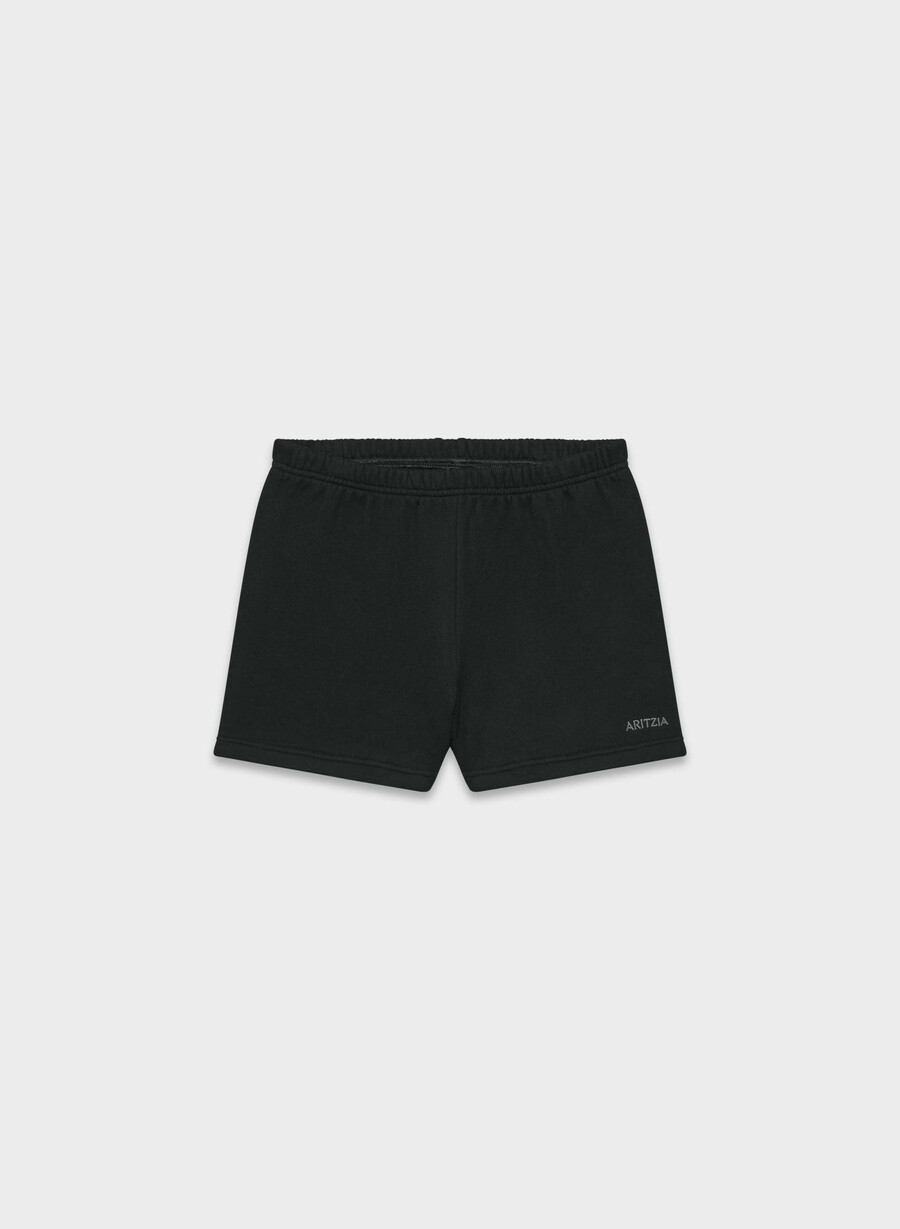 pantaloni scurți mini cozy sweatfleece perfect high-rise negri