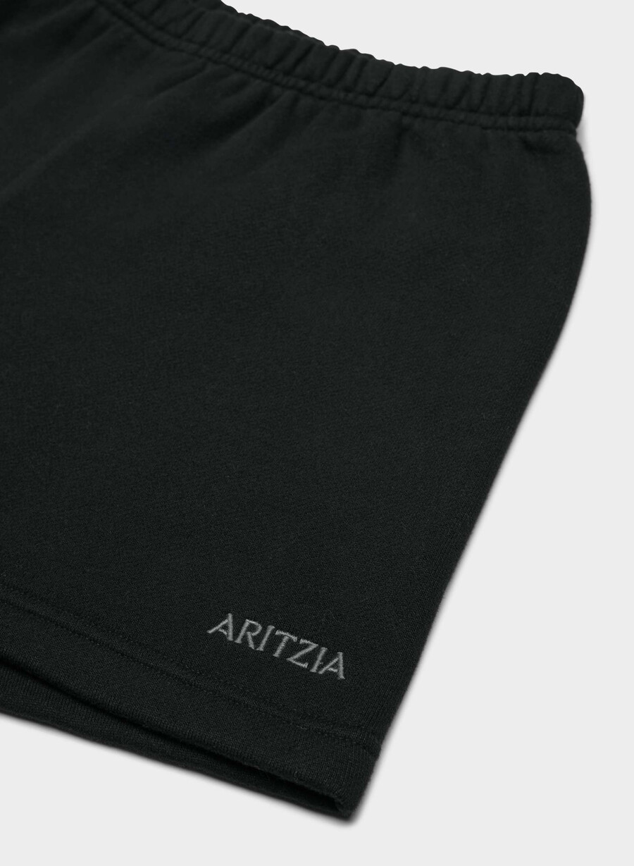 pantaloni scurți mini cozy sweatfleece perfect high-rise negri