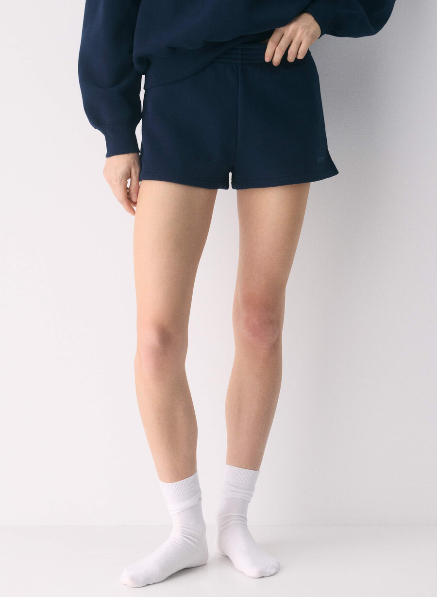 pantaloni scurți confortabili din fleece perfect micro admiral