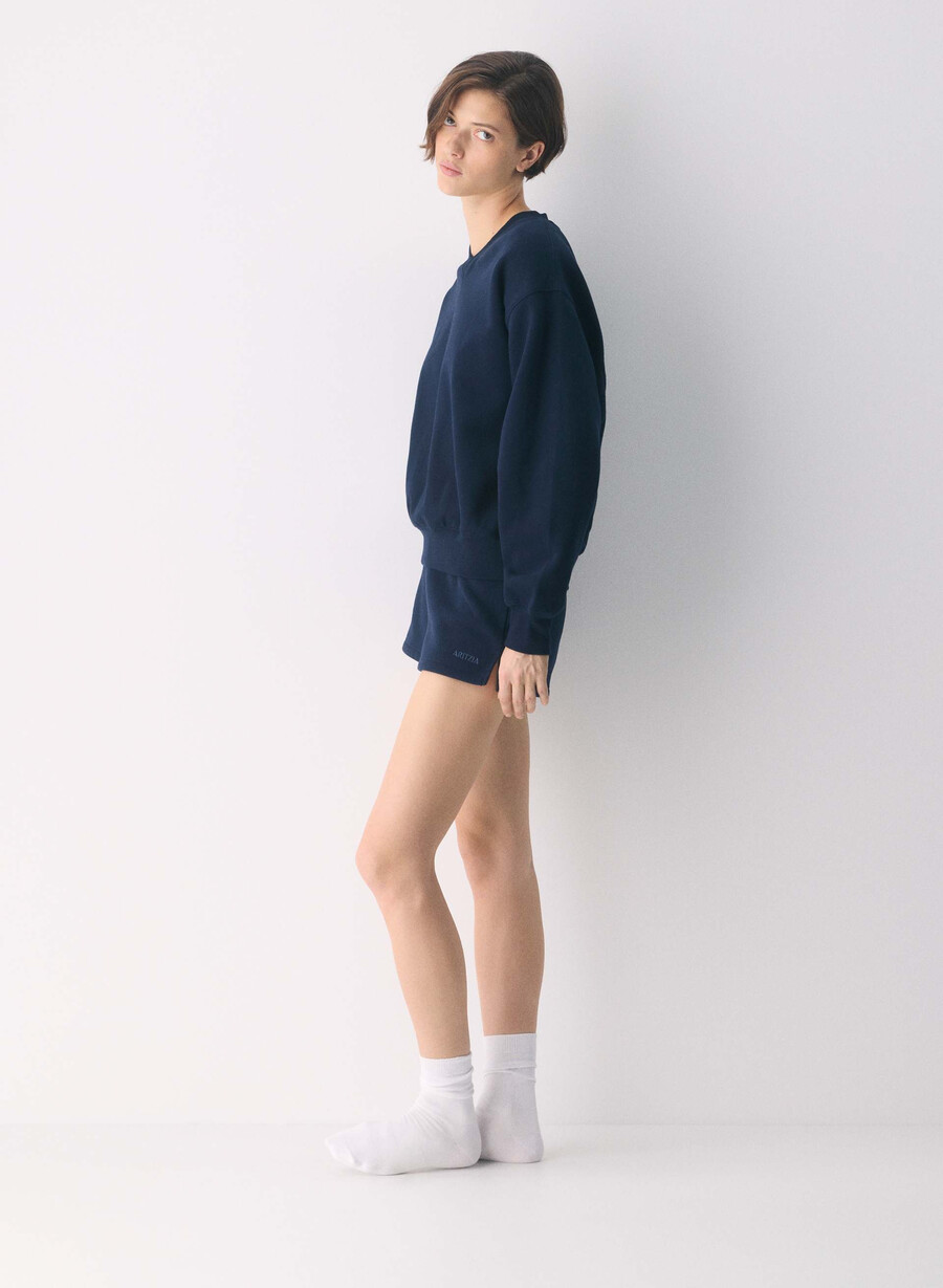 pantaloni scurți confortabili din fleece perfect micro admiral