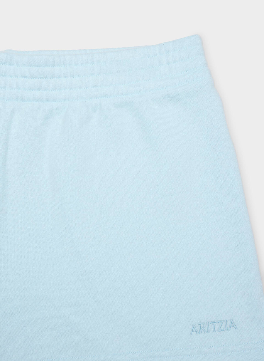 pantaloni scurți confortabili din fleece perfect micro villa blue