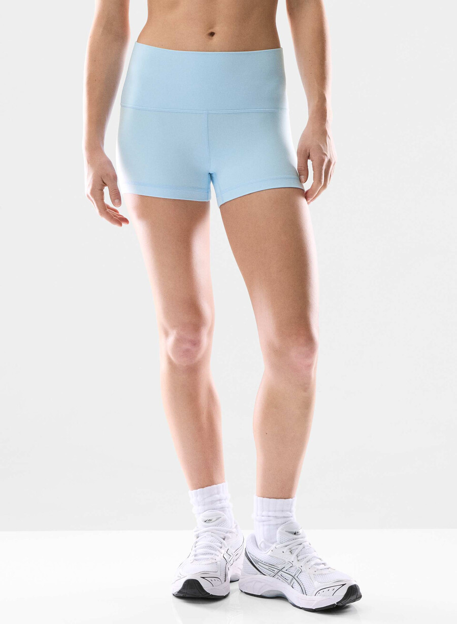 pantaloni scurți butter cheeky hi-rise 76 cm villa blue