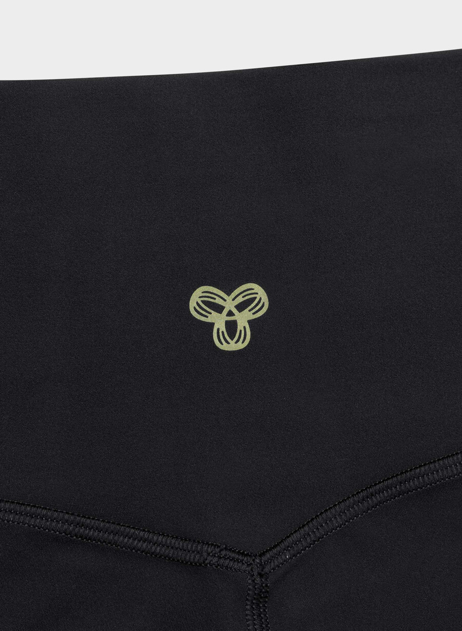 pantaloni scurți butter cheeky hi-rise de 5 negri