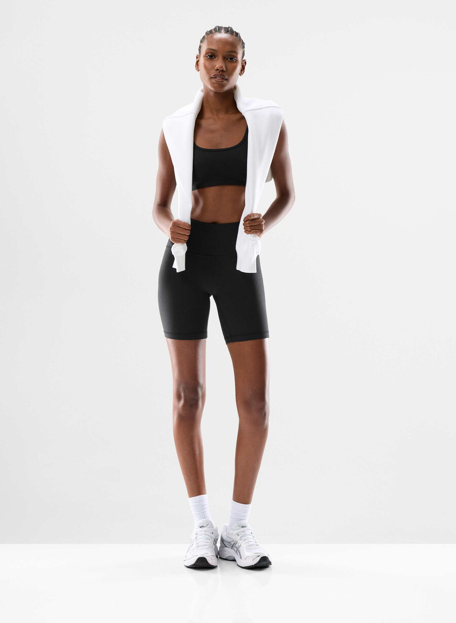 pantaloni scurți butter cheeky hi-rise 7 negri