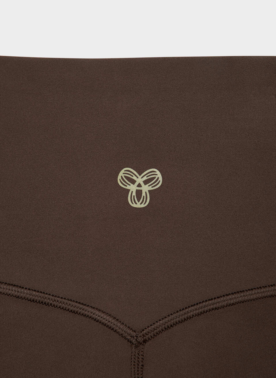 pantaloni scurți butter cheeky hi-rise 7 maro mocha rich