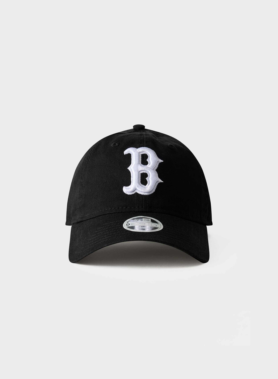 Șapcă new era boston red sox 9twenty negru alb spĂlat