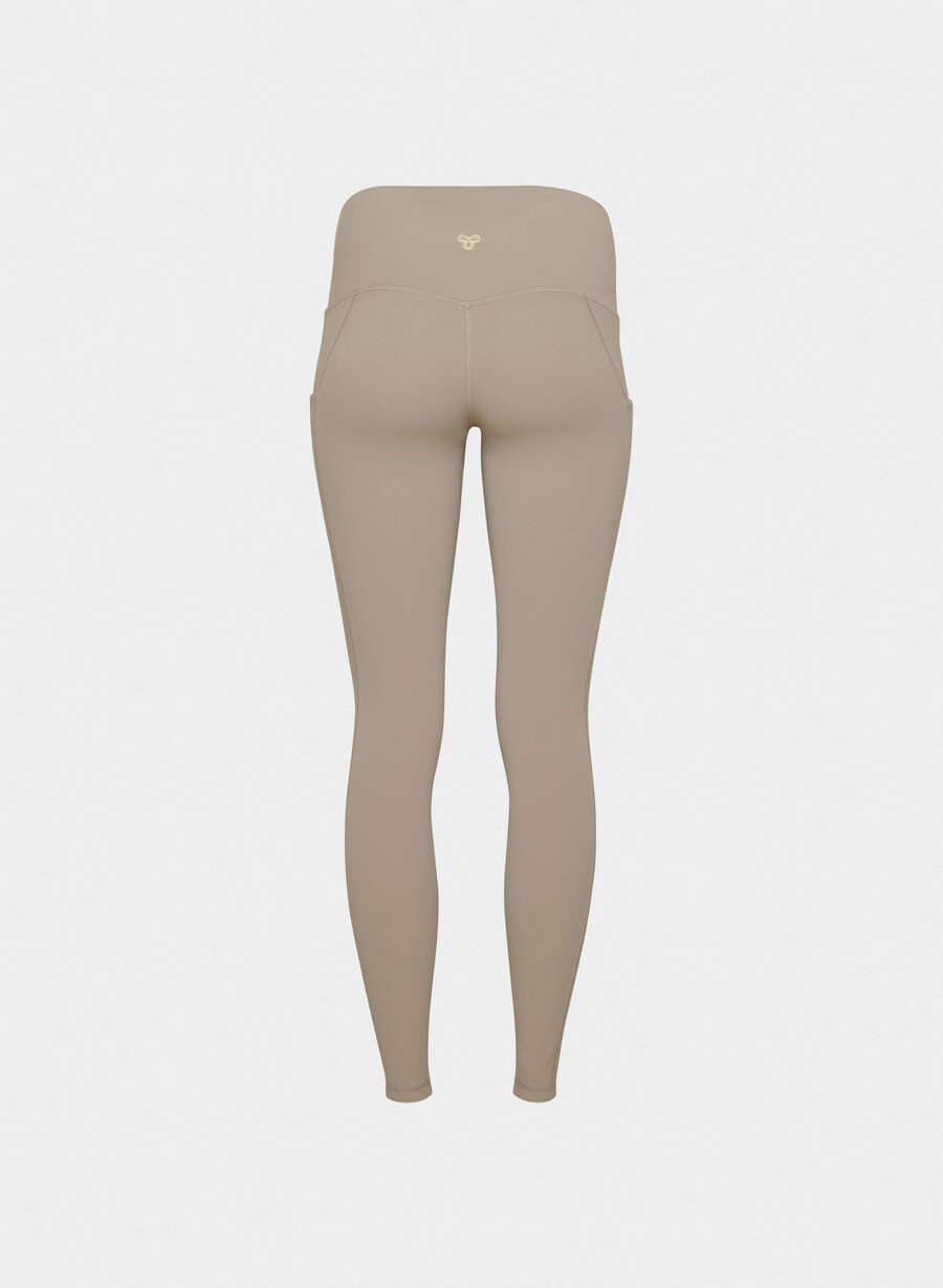 colanți butter cheeky cu talie înaltă și buzunar 66 cm nomad taupe