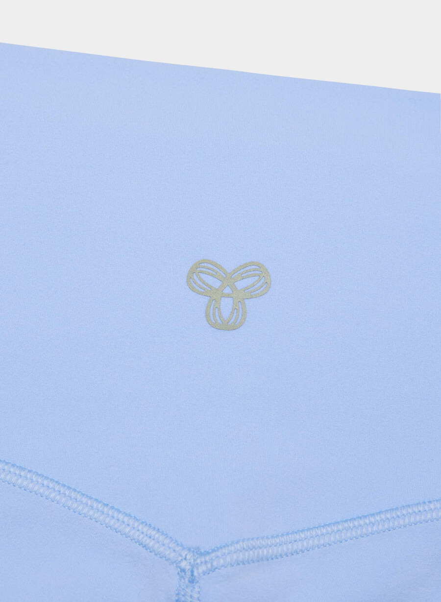 colanți butter cheeky hi-rise cu buzunar 26 - albastru dayflower