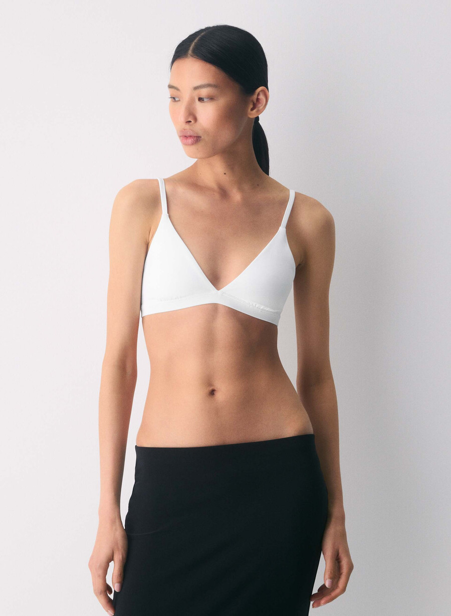 sutien original contour amity alb brillant