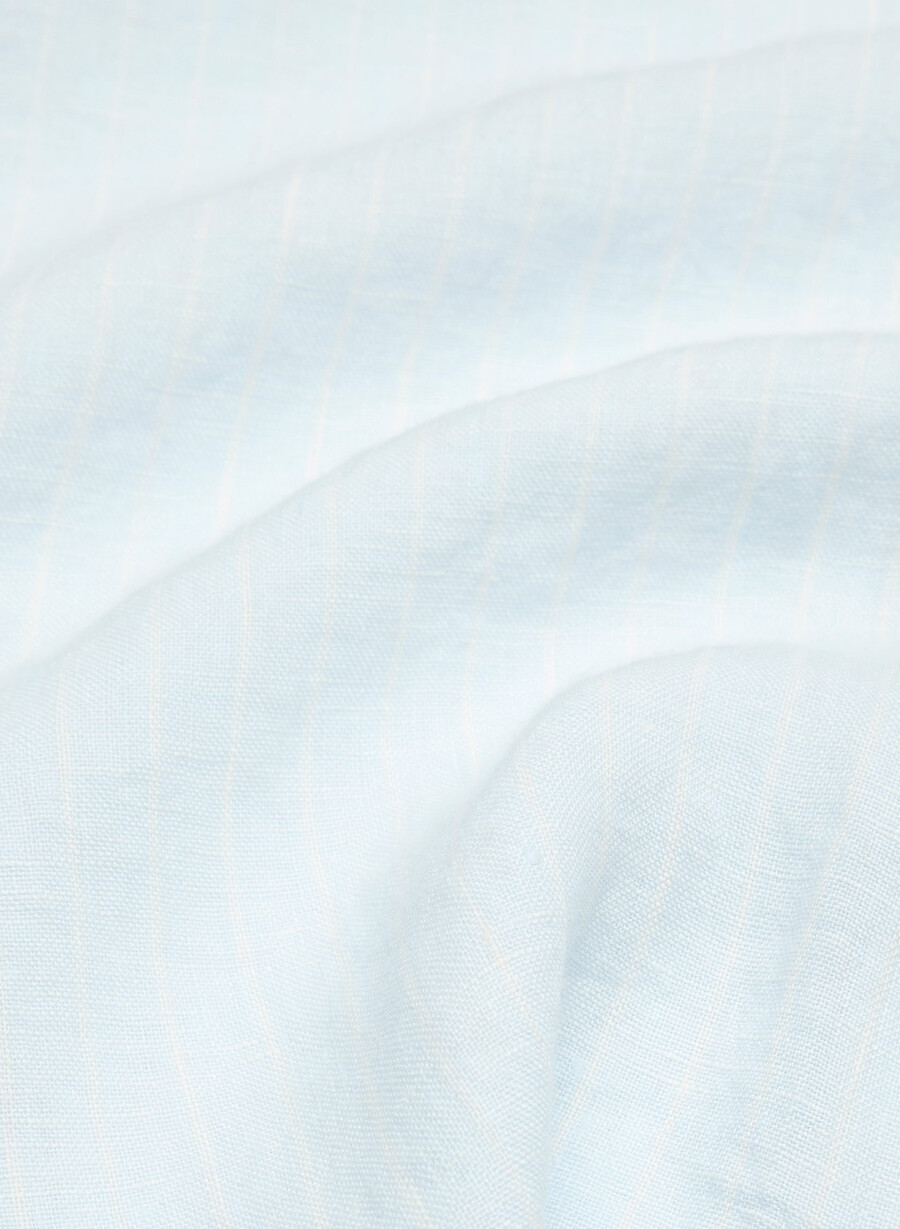 cămașă reminisce relaxed linen mtchl strp vla bl o