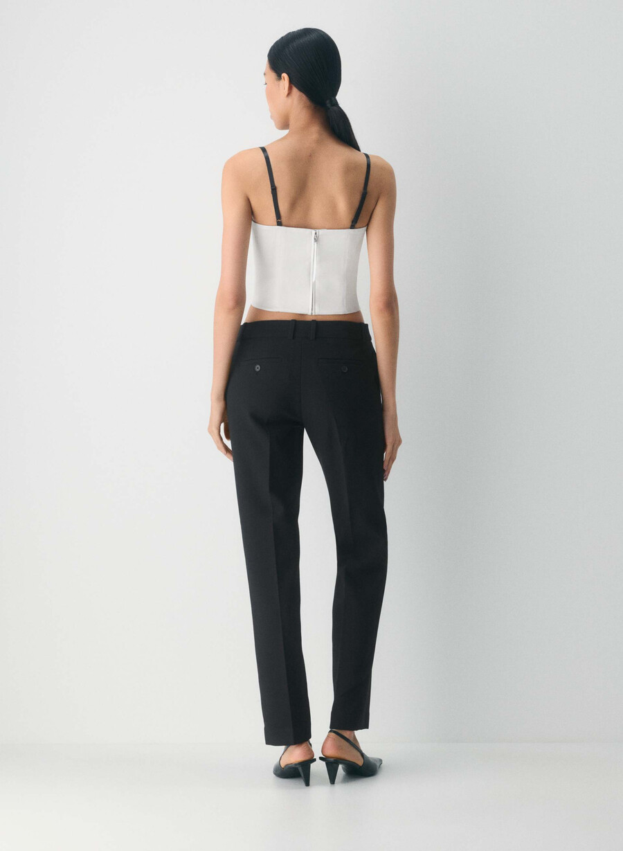 bustieră hypnotize din satin culoare mesteacăn deschisnegru