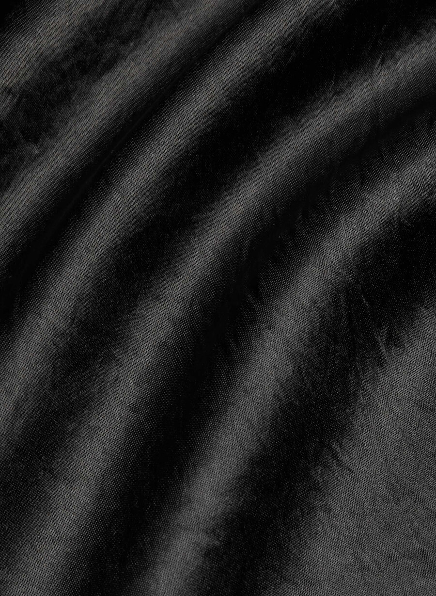 top din satin viclean negru