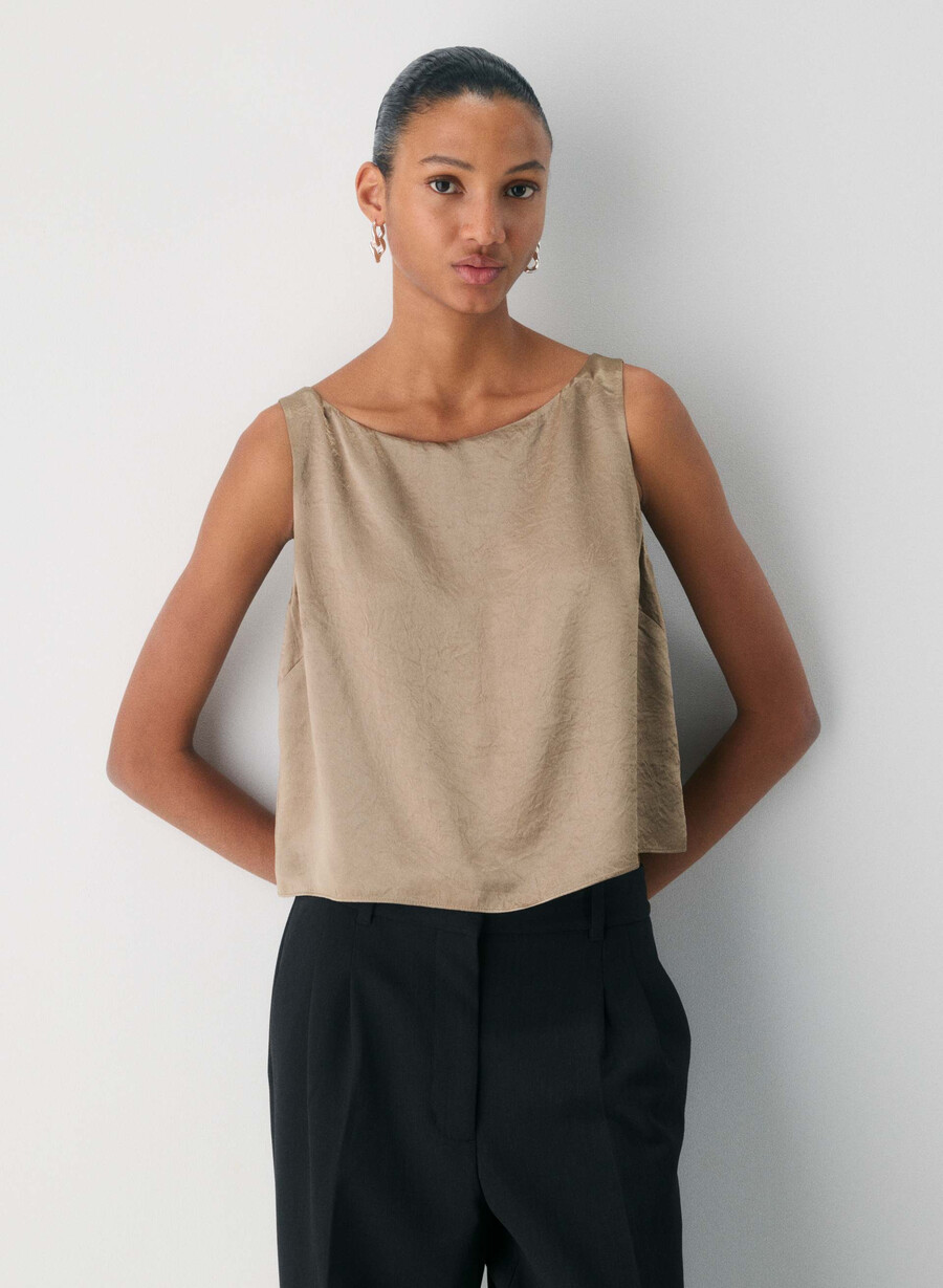 top satinat viclean nomad taupe