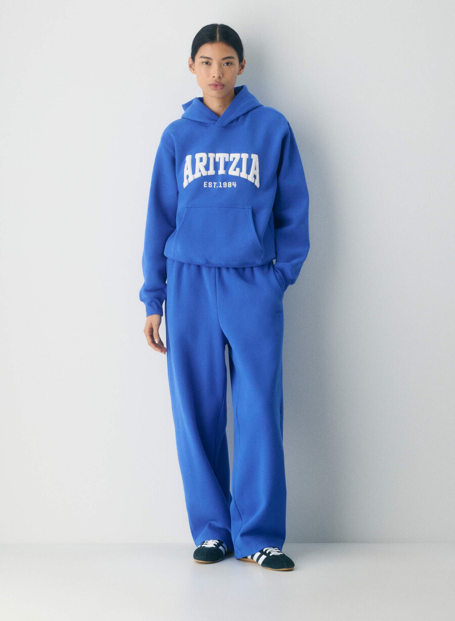 hanorac confortabil din fleece perfect jazz blue glht brch