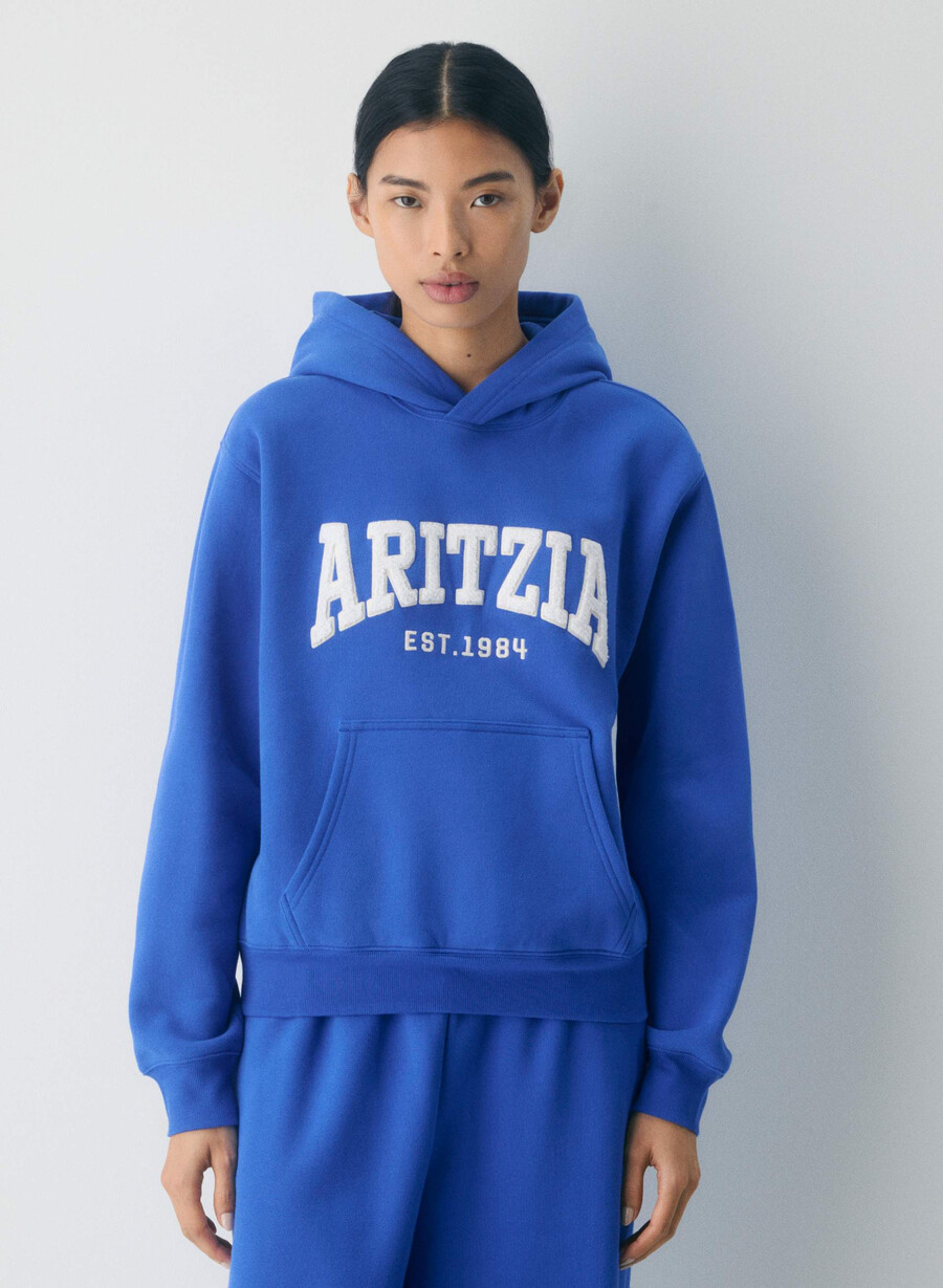 hanorac confortabil din fleece perfect jazz blue glht brch