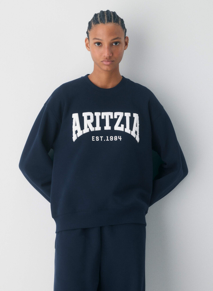 hanorac confortabil din fleece perfect crew admiral mesteacĂn deschis