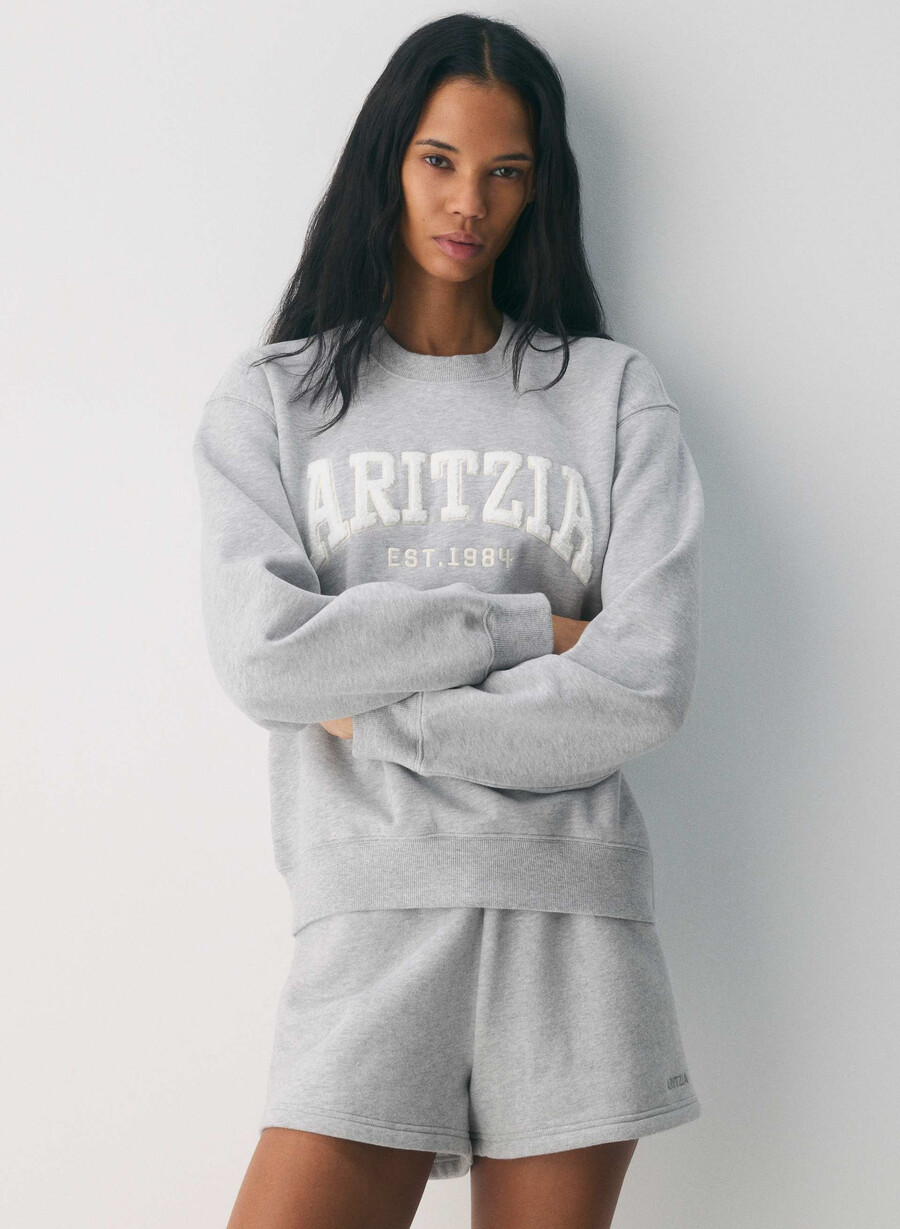 hanorac cozy sweatfleece perfect crew h crom mesteacĂn deschis