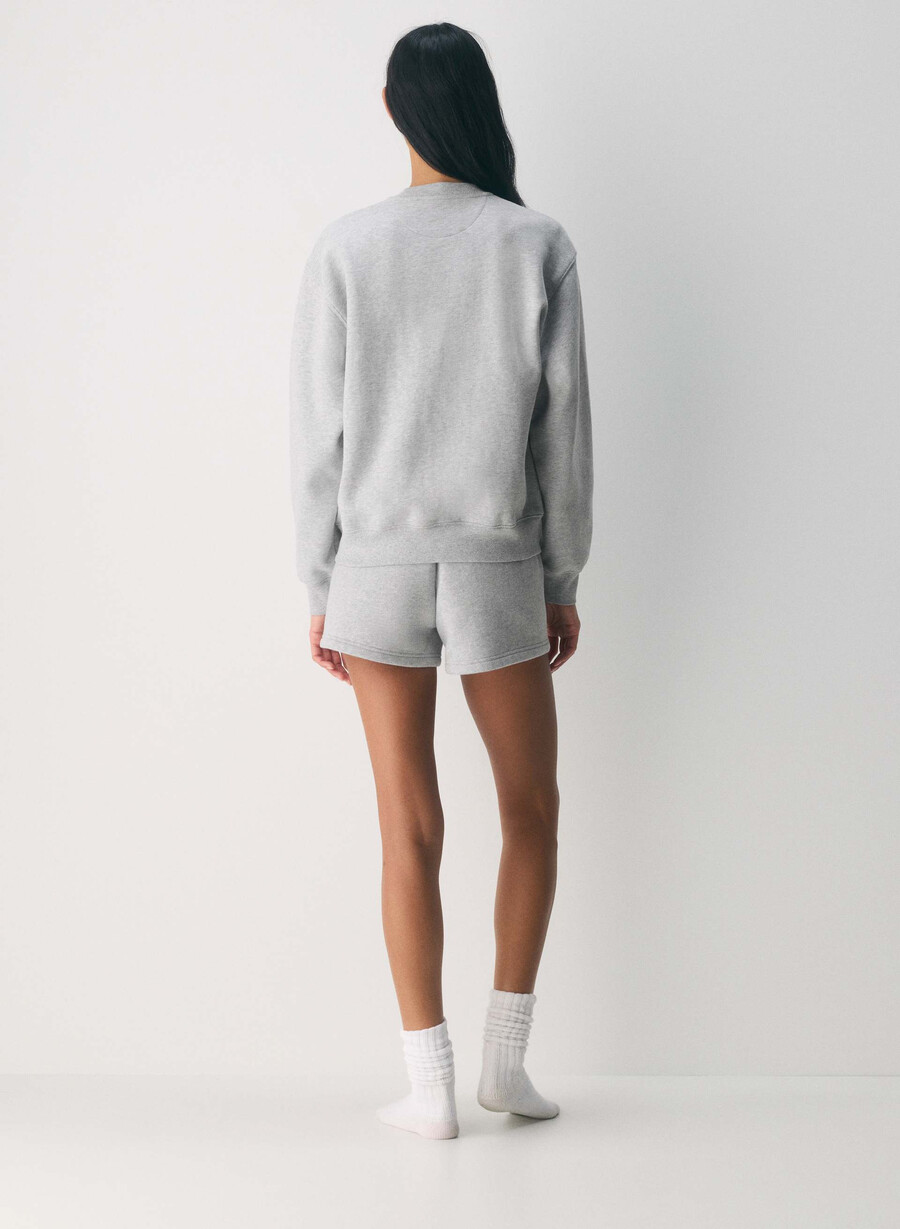 hanorac cozy sweatfleece perfect crew h crom mesteacĂn deschis