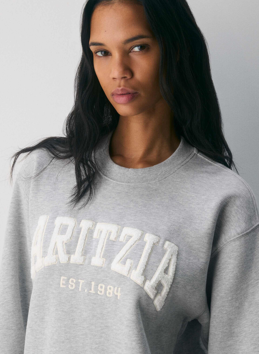 hanorac cozy sweatfleece perfect crew h crom mesteacĂn deschis