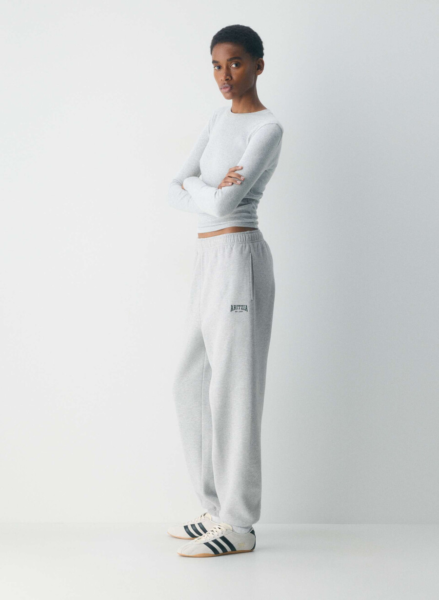 pantaloni de trening confortabili din fleece mega jogger h crom scarab