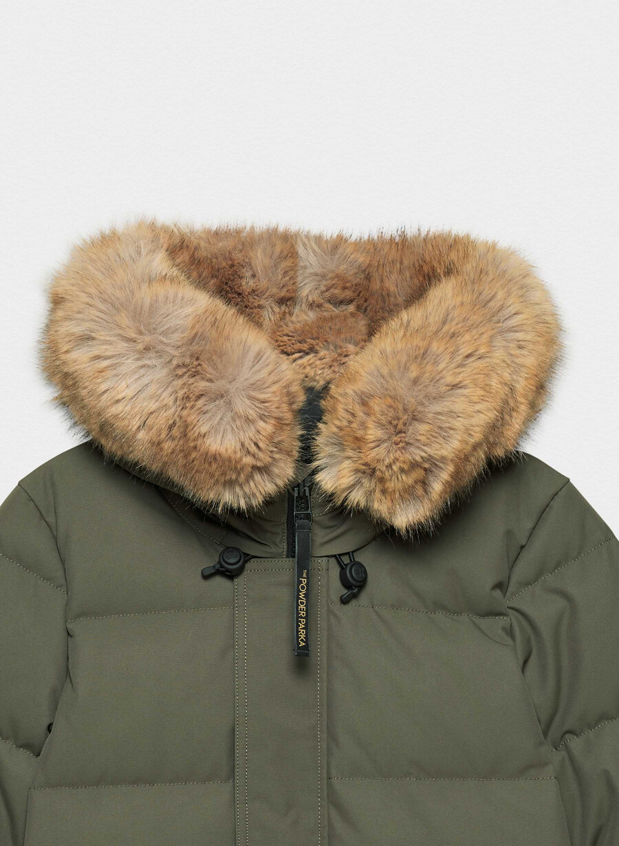 parka pudră - coldstop mĂslin Închis