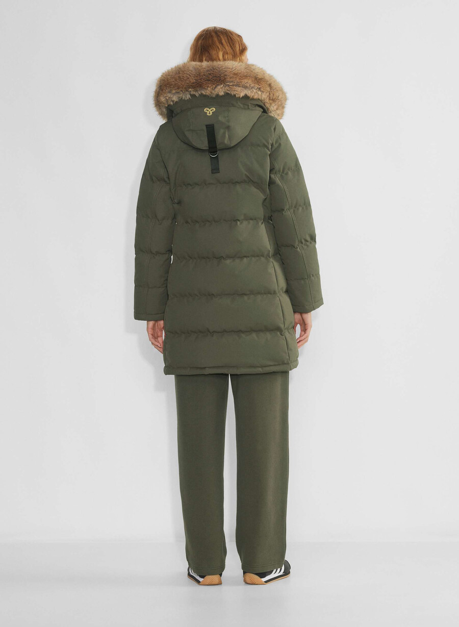 parka pudră - coldstop mĂslin Închis