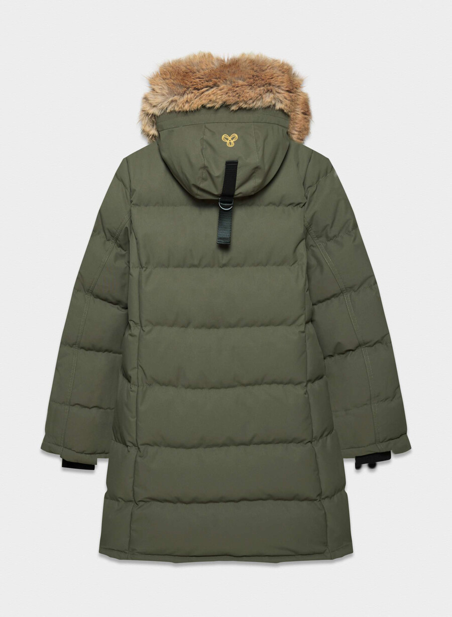 parka pudră - coldstop mĂslin Închis