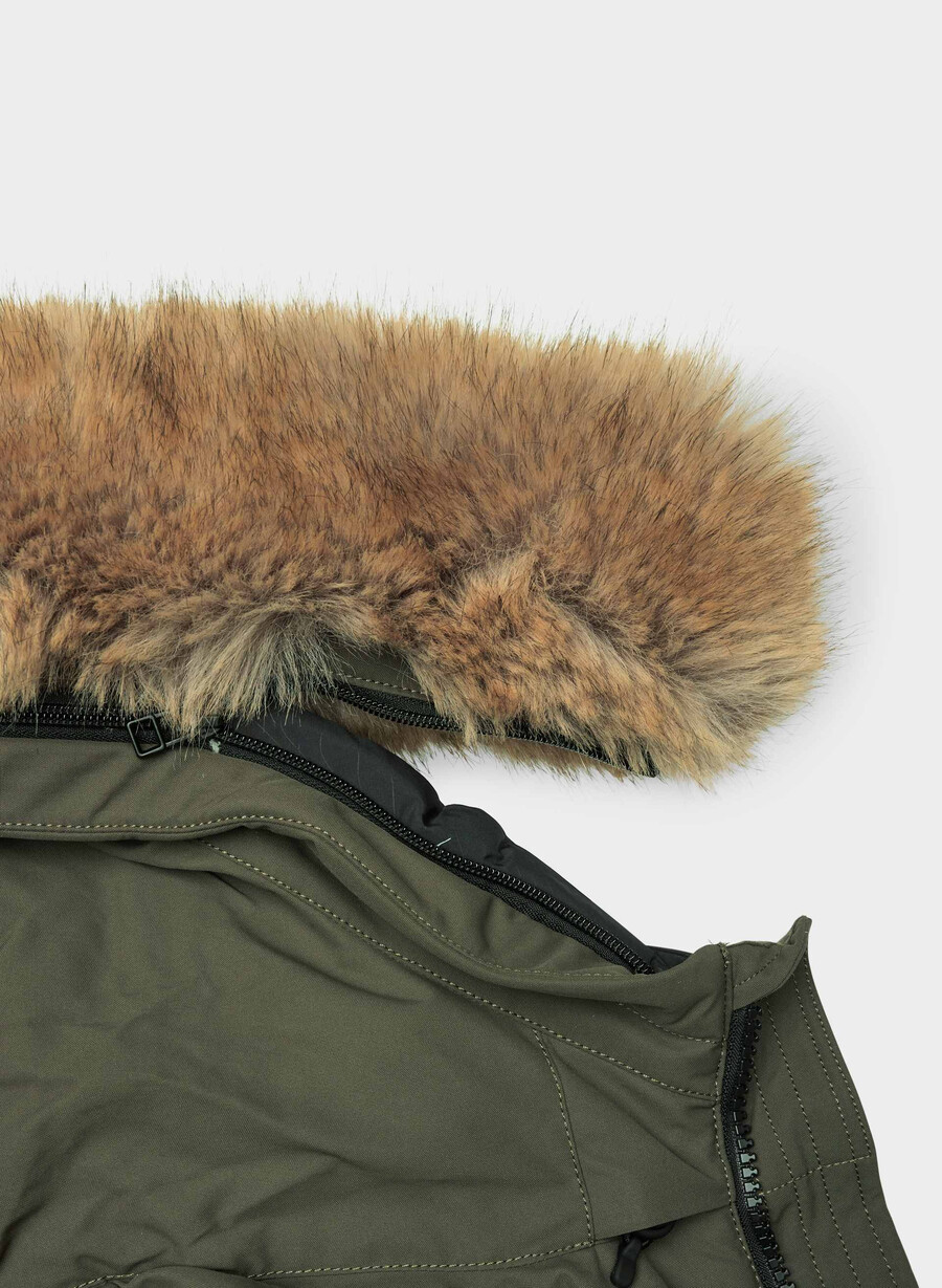 parka pudră - coldstop mĂslin Închis