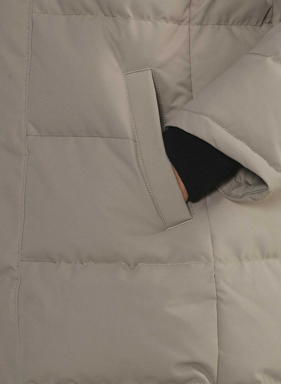 parka pudră - coldstop modern taupe