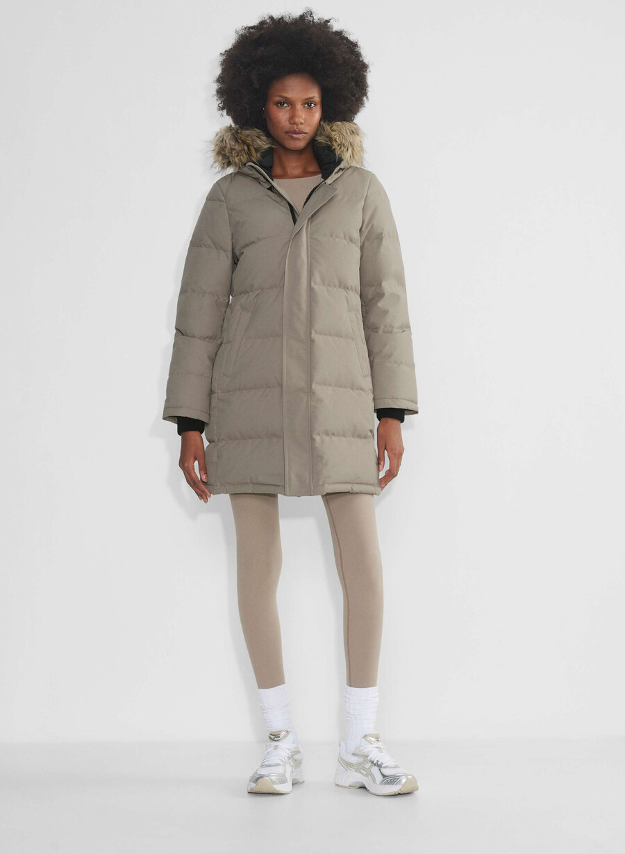 parka pudră - coldstop modern taupe