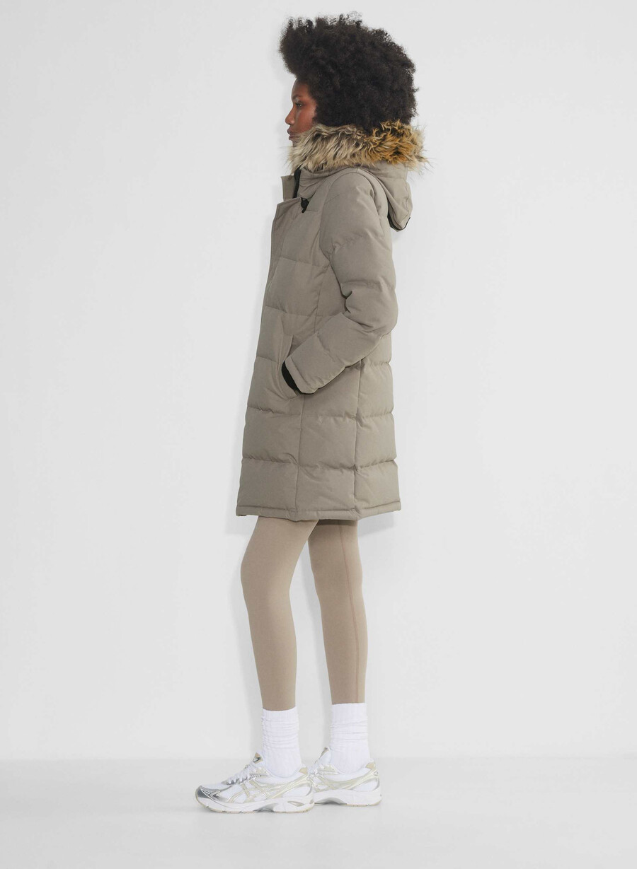 parka pudră - coldstop modern taupe