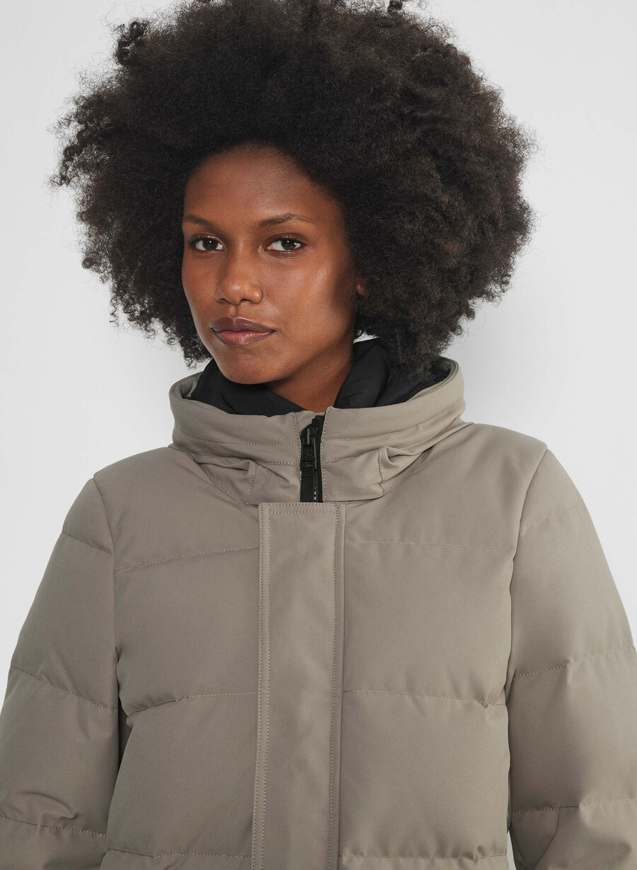 parka pudră - coldstop modern taupe