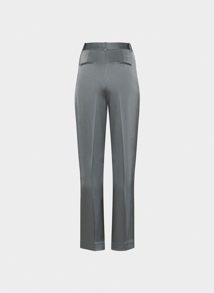 pantalonii effortless satinați gri cĂrbune