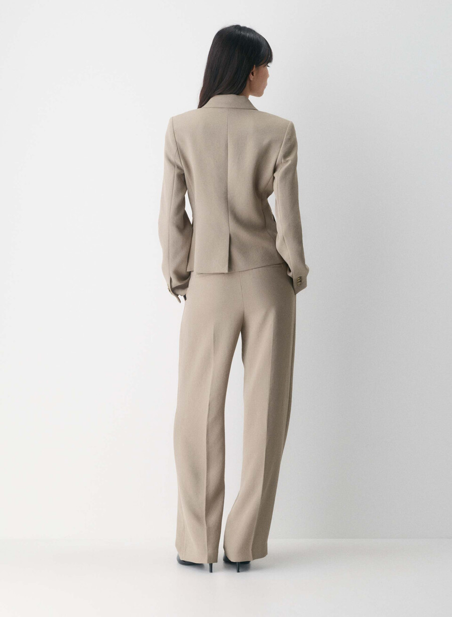 blazer etichetă - crepette nomad taupe