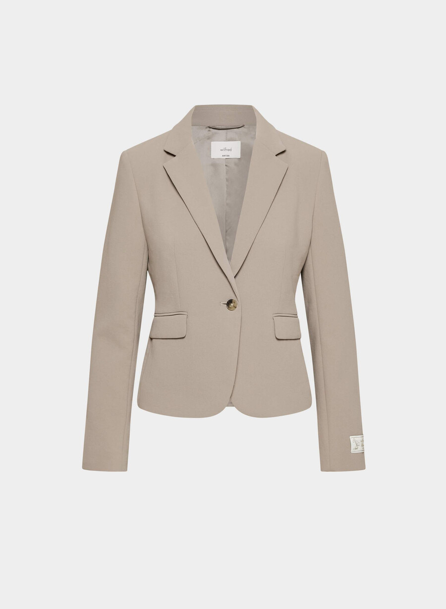 blazer etichetă - crepette nomad taupe