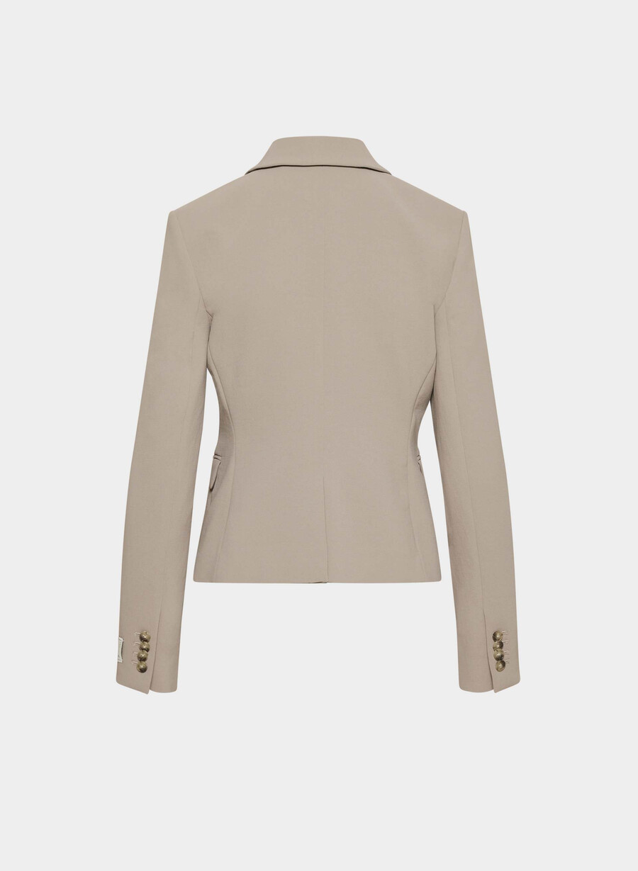 blazer etichetă - crepette nomad taupe