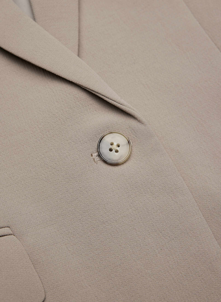 blazer etichetă - crepette nomad taupe