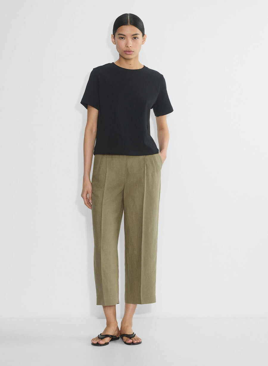 pantalonii scurți the effortless pant - cruiselinen sundried olive